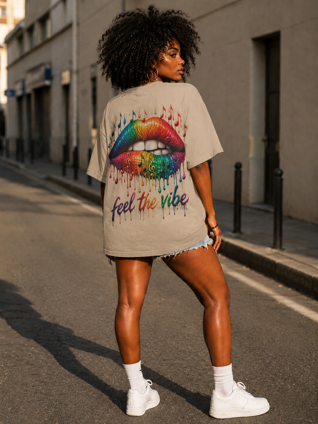 Feel The Vibe Oversized T-Shirt FWR Streetwear Design