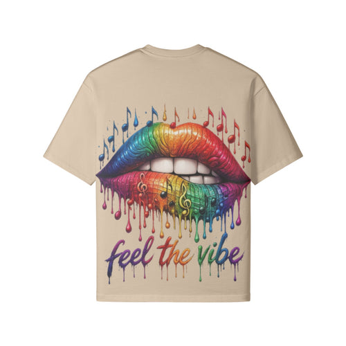 Feel The Vibe Oversized T-Shirt Front View FWR Urban Fashion