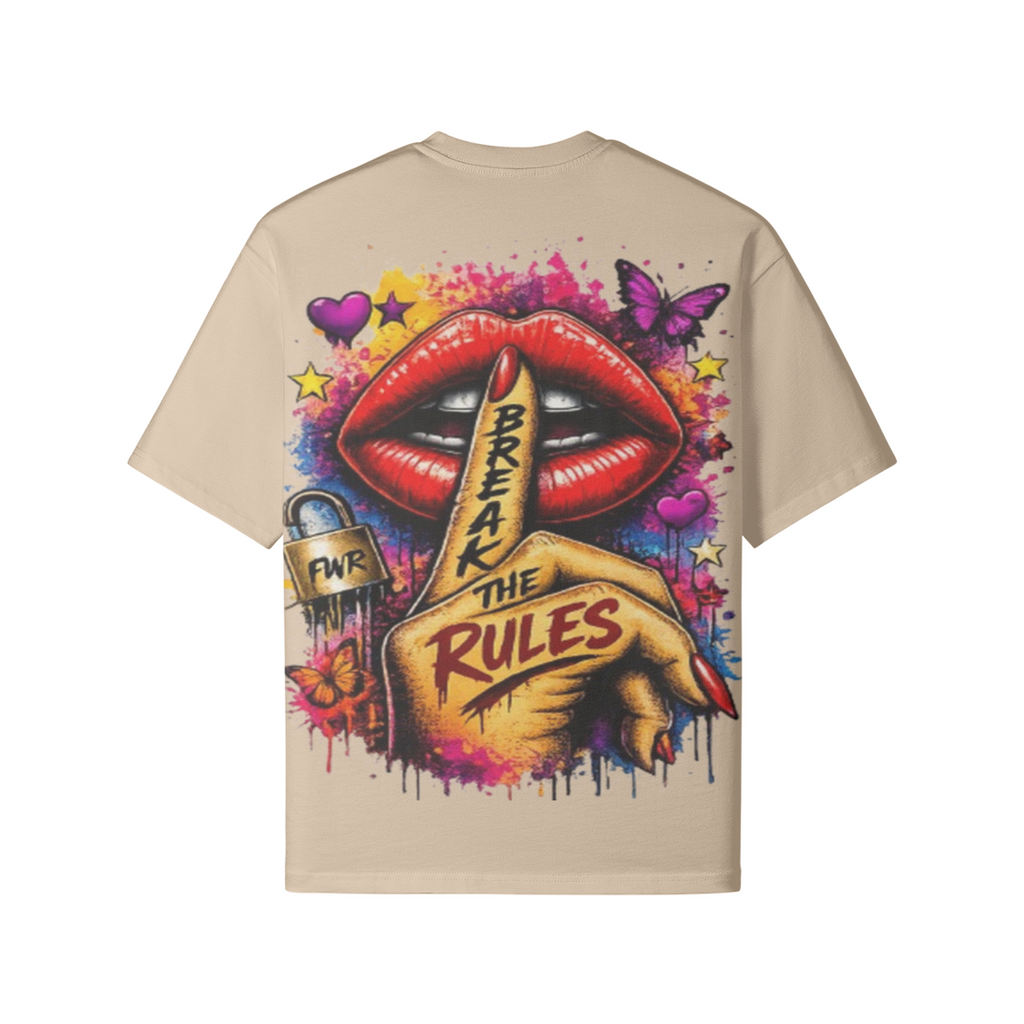 Break The Rules Oversized T-Shirt FWR Streetwear Design