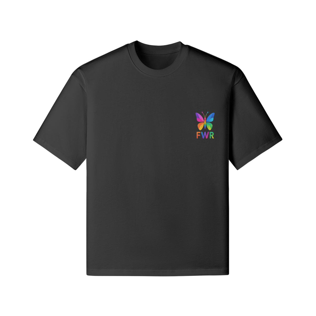 Je ne suis pas faite pour plaire t-shirt oversize femme FWR vue avant